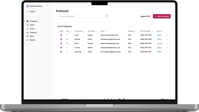 Easy crew management