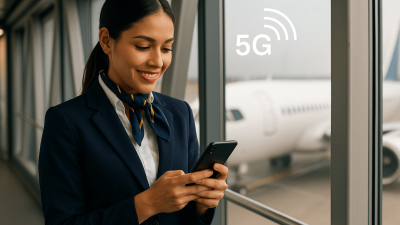 How to get mobile data instantly after landing