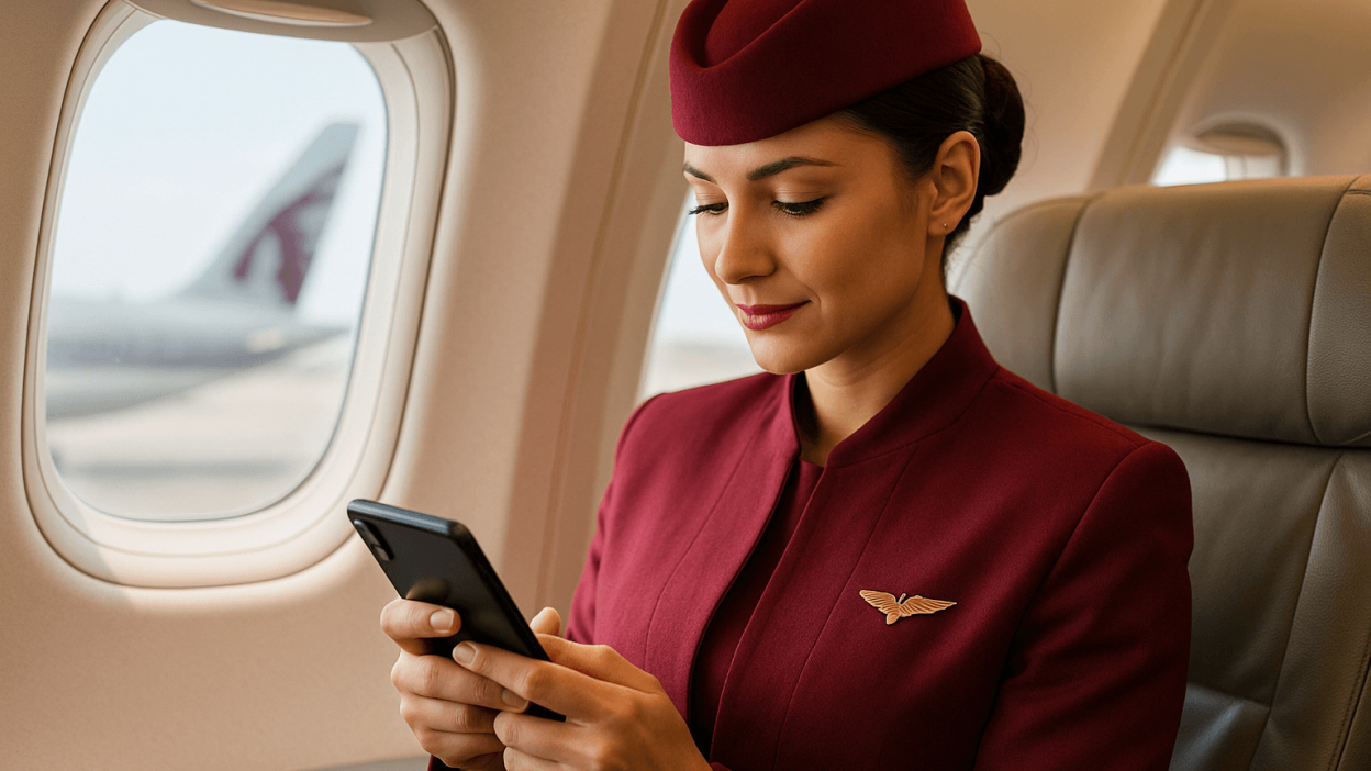 Why Qatar Airways crew are switching to this eSIM for travel